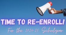 Re-enrollment for 2024-2025!