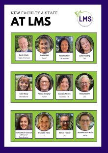 New Faculty + Staff at LMS